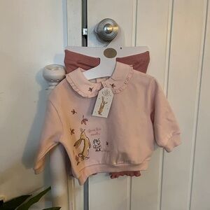 Pink Kids Shirt with Cute Animal Print